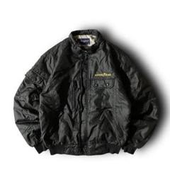 USA製Swingsterナイロンジャケット短丈ブルゾン企業ロゴgoodyear