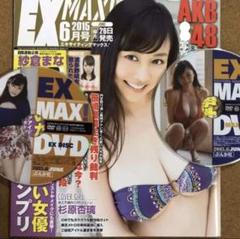 EX MAX 杉原杏璃 ◎ 2枚組 DVD / グラビアアイドル 雑誌