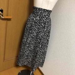 【新品】ダルメシアン柄フレアスカート