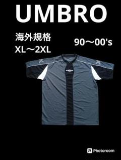 UMBRO　VネックTシャツ　y2k　vintage 90's〜00's