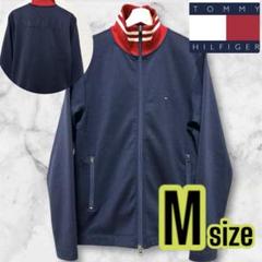 極美品トミー TOMMYHILFIGER ネイビー ジャージ トラックジャケット