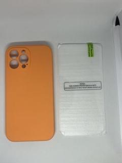 SURPHY iPhone13 Pro Maxケース シリコン フィルム付き