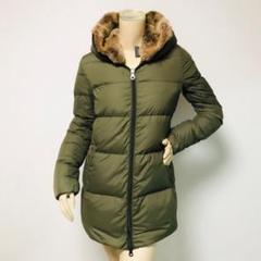 DUVETICA ARWEN 黒レッキンスラビットファーフードのみ