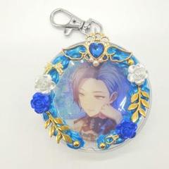プロセカ 青柳冬弥 ジュンブラグリッター缶バッジ ケース付【プロジェクトセカイ】