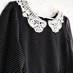 美品♡ フォーマル ドッド柄 ワンピース　a.v.v アーヴェヴェ 130cm