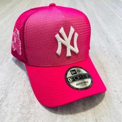 海外限定 New era ヤンキース ニューエラ メッシュ ピンク