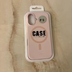 iPhone16 シリコンケース ピンク MagSafe対応