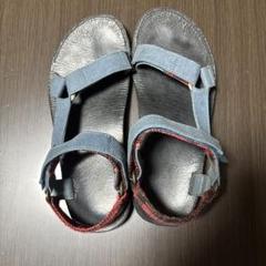 teva スポーツサンダル 青と赤のチェック柄