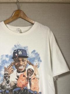 古着 プリントT DaBaby 切りっぱなし hiphop raptee