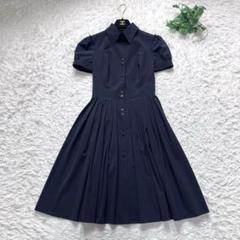 定価14万 FOXEY judy パールボタンウールワンピース ブラック 38 定価14万 FOXEY judy パールボタンウールワンピース ブラック 38