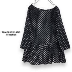 TOMORROWLAND collection ドットブラウス　シルクブラウス