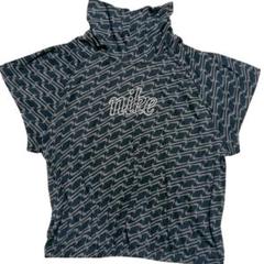 ナイキ Nike レディース M シャツ DRI-FIT 黒/グレー柄 G121