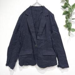 スピックアンドスパン　テーラードジャケット　ストレッチ◎ 夏用　麻混　レーヨン