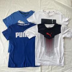 PUMA プーマ 140 半袖 Tシャツ 4枚セット 男の子 アディダス
