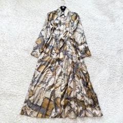 極美品✨マックスマーラ シャツワンピース プリーツ シルク100