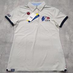 【未使用・タグ付き】FILA ゴルフ ポロシャツ UVカット　Mのサムネイル