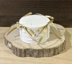 現品限りෆリボンケーキෆクレイケーキ 1段 Φ10cm ゴールド