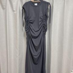 FRAYIDパイピングデザインギャザーカットドレス