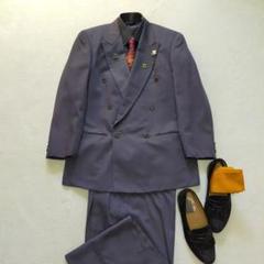 vintage 70s 80s ダブル セットアップ グレー 菅田将暉 成人式 vintage 70s 80s ダブル セットアップ グレー 菅田将暉 成人式