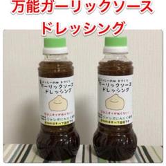ジャンボ にんにく使用☆万能 ガーリックソースドレッシング 2本