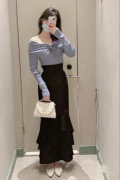 2025年最新】SNIDEl スカート ヘムフリルマーメイドスカートの