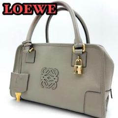 LOEWE アマソナ28 ハンドバッグ ミニボストン アナグラム レザー 689 LOEWE アマソナ28 ハンドバッグ ミニボストン アナグラム レザー