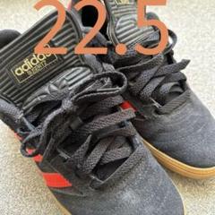 22.5センチadidas Busenitz ブラック/レッド 4K