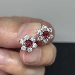 ◯039 ガーネット　ピアス◯