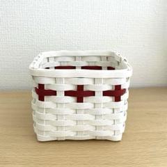 小物入れ　お薬入れ　クラフトテープ　ハンドメイド 紙バンド