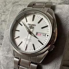 超美品 SEIKO 5 7S26-01V0 自動巻き 裏スケルトン セイコー5