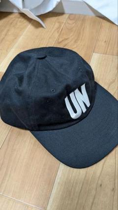 UNION ブラックキャップ UNロゴ刺繍のサムネイル