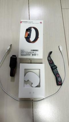 Huawei Band 8 本体 Vibrant Orange オプション付