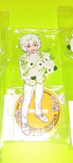 ワールドトリガー 空閑遊真 bouquet アクリルスタンド バッジ まとめ売り ワールドトリガー 空閑遊真 bouquet アクリルスタンド バッジ