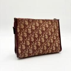 Christian Dior トロッター柄 オブリーク クラッチバッグ