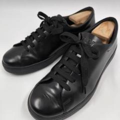 美品【PRADA】ブラッシュドレザー ローカットスニーカー UK7 希少 レアのサムネイル