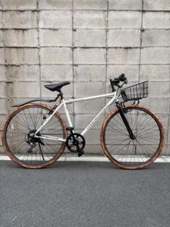 <両タイヤ新品>クロスバイク White×fire 両タイヤ新品>クロスバイク White×fire - メルカリ