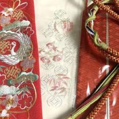 鳳凰ノーブル/正絹帯締め　豪華刺繍半衿　重ね衿　ラメレース帯揚げ　お飾り3点 鳳凰ノーブル/正絹帯締め 豪華刺繍半衿 重ね衿 ラメレース帯揚げ