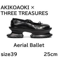 AKIKO AOKI ローファー　ブラック　クロコ　黒　24cm(38)収納袋有 AKIKOAOKI ローファー 「AKIKOAOKI/(アキコアオキ)」「STUDIOUS