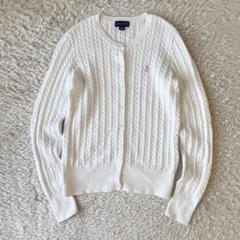 初出品セール！ラルフローレン Ralph Lauren 長袖カーディガン 白S 楽天市場】ラルフローレン カーディガン（カラーホワイト
