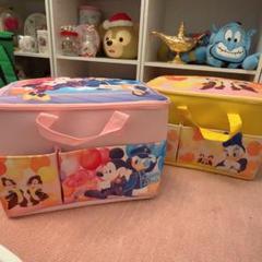 ディズニーセレブリティフォト大きなポッケ付きバスケットぬいぐるみ