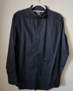 Calvin Klein 長袖シャツ XL ダークグレー ストライプ