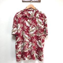 アメリカ古着 アイランドショアーズ アロハシャツ レーヨン 柄合わせ I399