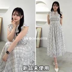 アンミール An MILLE チェックレディOP ワンピース オフホワイト