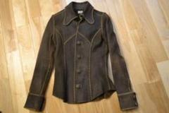 00s archive L.G.B. leather jacket shirt