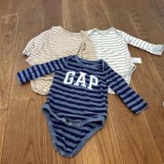 GAP 長袖ロンパース　3枚　80cm