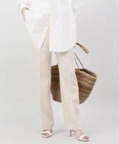 プラージュスラックス センタープレスパンツ