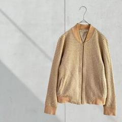 3554【ストロベリーフィールズ】ブルゾン　アウター　ピンクページュ　大人可愛い
