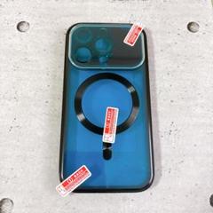 iPhone15ProケースMag-safe対応360°全面保護両面強化ガラス