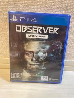 【新品未開封】 PS4 ソフト　Observer: System Redux
