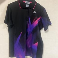 YONEX ポロシャツ ブラック/パープル/ピンク